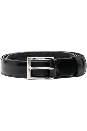 Hogan Polished-finish leather belt