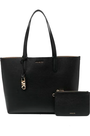 Michael Kors Eliza XL logo-plaque leather tote bag