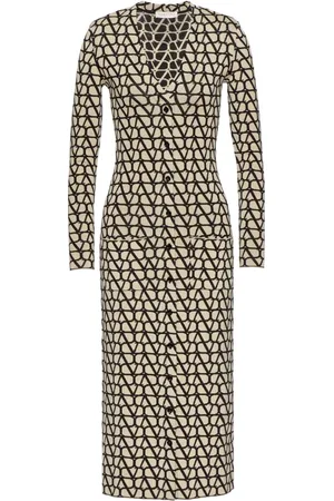 VALENTINO GARAVANI Toile Iconographe wool cardigan