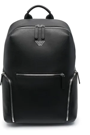 Emporio Armani Logo-embossed zip-fastening backpack