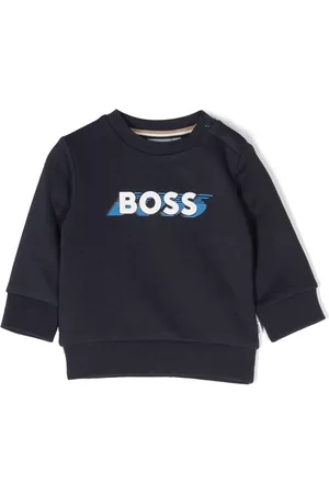 HUGO BOSS Logo-print long-sleeve sweatshirt