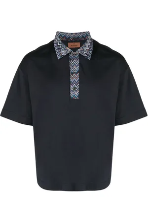 Missoni Chevron-trim polo shirt