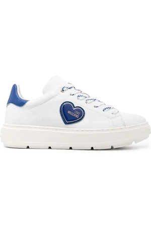 Moschino Logo-patch low-top sneakers