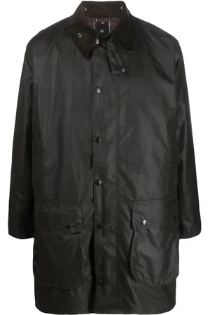 Barbour Northumbria® constrast-collar wax jacket