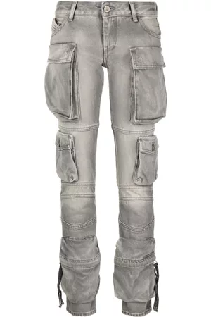 The Attico Essie tapered cargo jeans