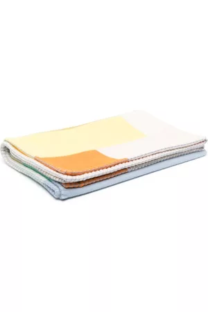 Johnstons Of Elgin Pyramid cashmere-wool blend blanket