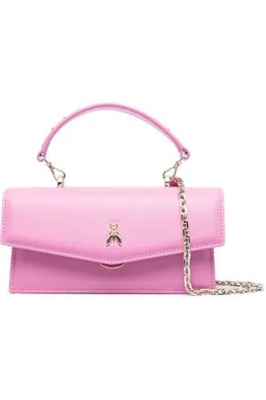Patrizia Pepe Logo-plaque leather tote bag