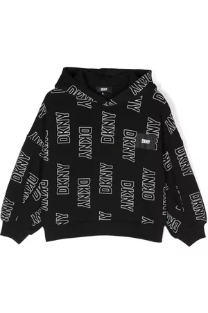 DKNY Logo-print cotton hoodie