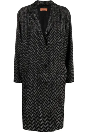 Missoni Zig-zag single-breasted coat