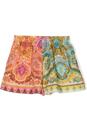 ZIMMERMANN Paisley-print cotton shorts