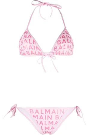 Balmain Logo-print bikini set