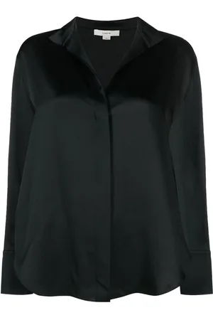 Vince Long-sleeved silk blouse