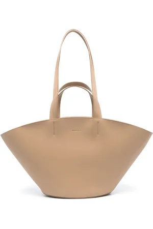 Patrizia Pepe Trapeze leather tote bag