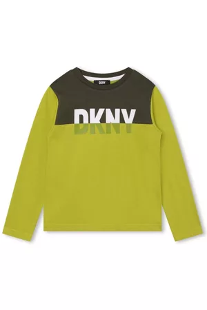 DKNY Colour-block logo-print sweatshirt