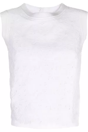 SHIATZY CHEN Lace-detailing sleeveless vest
