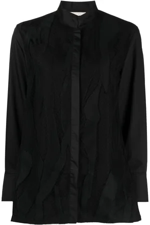 SHIATZY CHEN Lace-detailing long-sleeve shirt