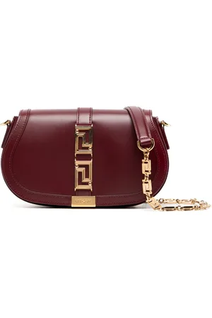 VERSACE Greca Goddess leather shoulder bag