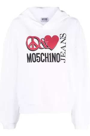Moschino Graphic logo-print hoodie