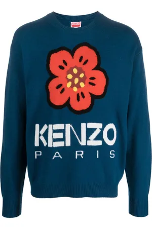 Kenzo Boke Flower intarsia-knit jumper