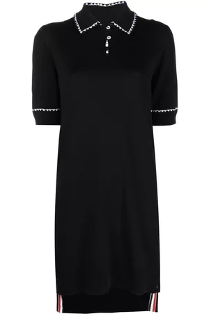 Thom Browne Contrasting-trim polo dress