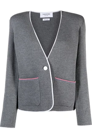 Thom Browne V-neck merino wool cardigan