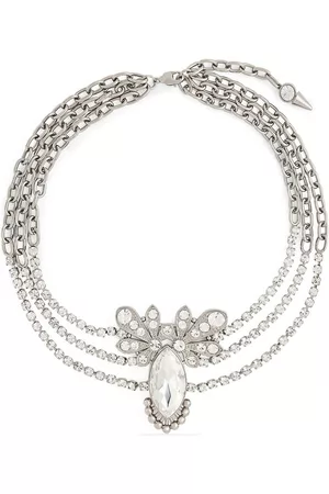 Paco rabanne Crystal-design pendant choker