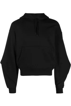 MUGLER Balloon sleeves drawstring hoodie