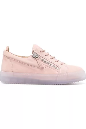 Giuseppe Zanotti Zip-detail leather low-top sneakers