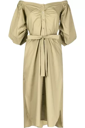 Staud Reese off-shoulder midi dress