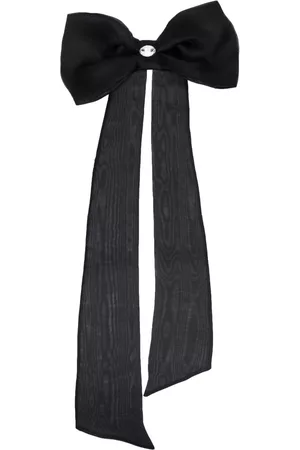 Skinny Scarf / Tie - Black Silk Twill - Polina Couture