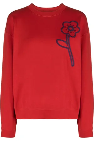 Kenzo Boke Flower-embroidered cotton sweatshirt