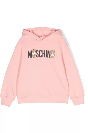 Moschino Logo-print cotton hoodie