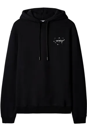 OFF-WHITE Bling Star Arrow-motif cotton hoodie