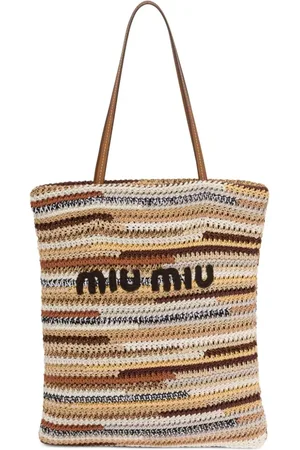 Miu Miu Abstract Pattern Bowling Bag