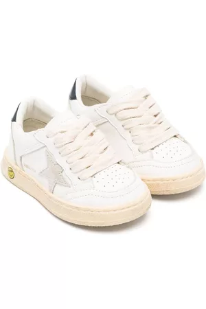 Golden Goose Panelled low-top leather sneakers