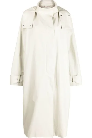 STUDIO NICHOLSON Double-breasted hooded coat