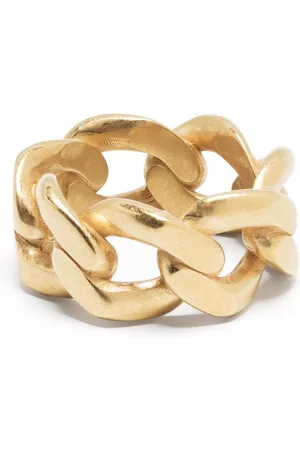 Maison Margiela Logo-engraved chain-link ring
