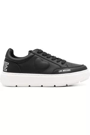 Moschino Low-top leather sneakers