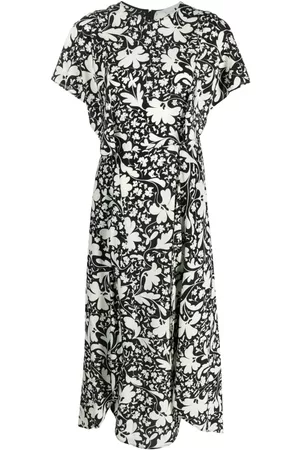 Stella McCartney Forest Floral-print silk dress