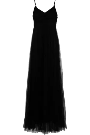 Fabiana Filippi Pleated tulle maxi dress