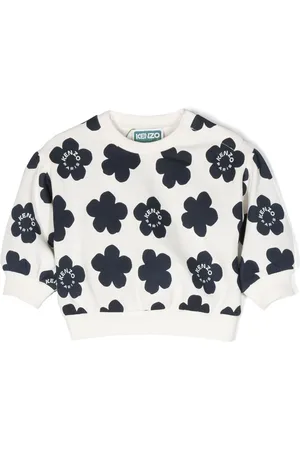 Kenzo Floral-print cotton-blend top