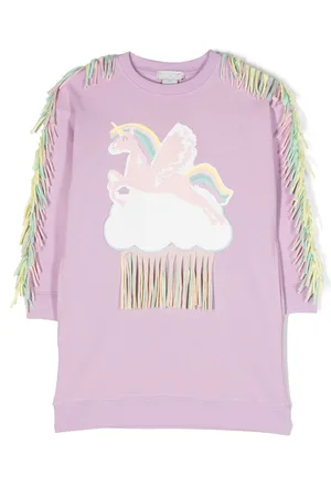 Stella McCartney Unicorn Cloud-print sweatshirt dress