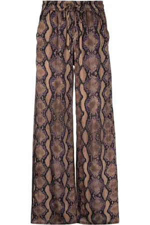 Pinko Snake-print palazzo pants
