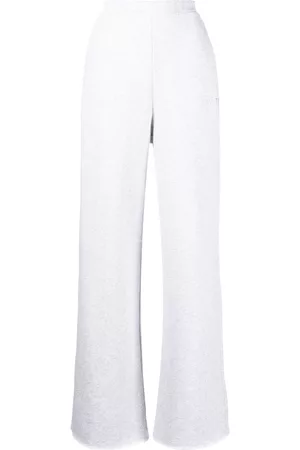 ROTATE Logo-embellished cotton track pants