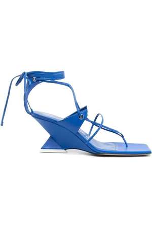 The Attico Cheope 80mm lace-up sandals