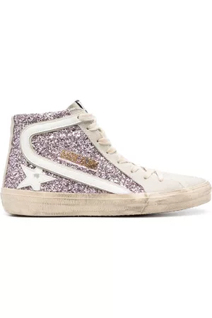 Golden Goose Slide glitter-detail sneakers