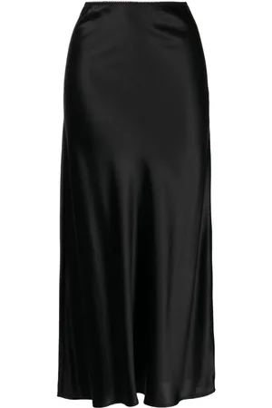Reformation Layla silk midi skirt