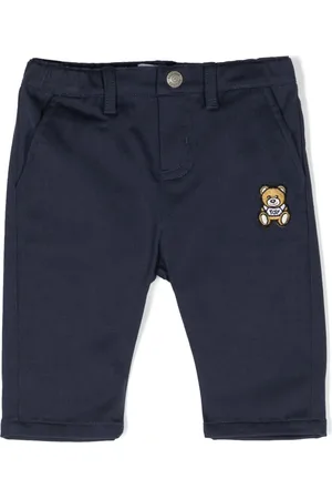 Moschino Teddy-patch trousers