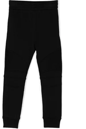 Balmain Panelled cotton tracksuit bottoms