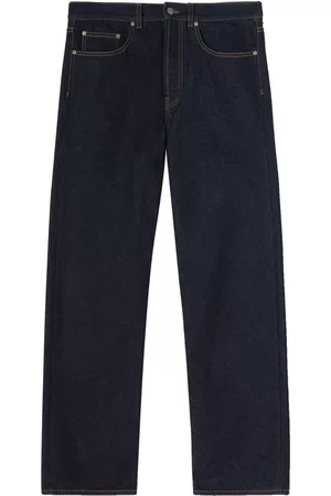 Palm Angels Logo-embroidered denim jeans